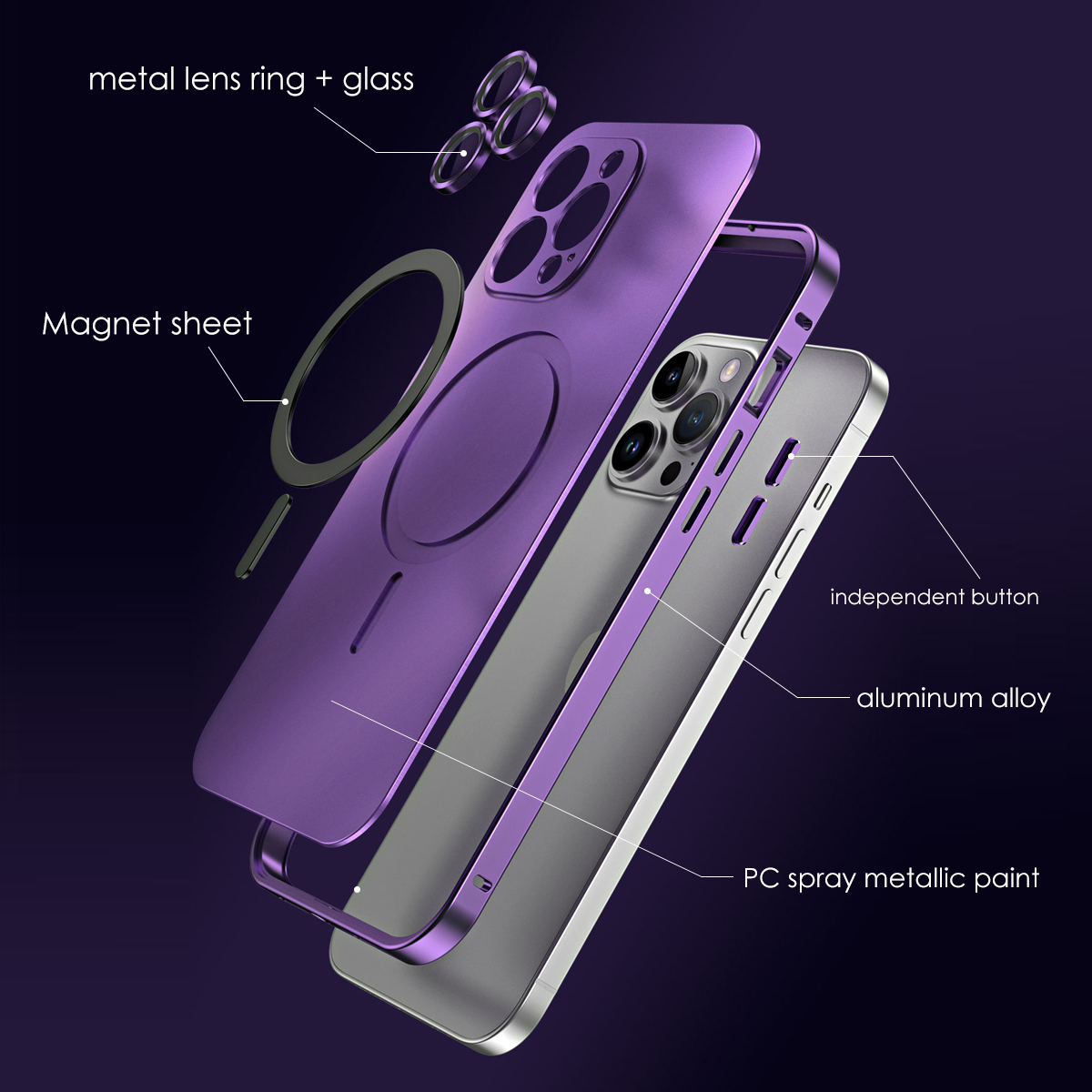 Original Color Metal Phone Cas - Metal Photo Panel 评论和价格