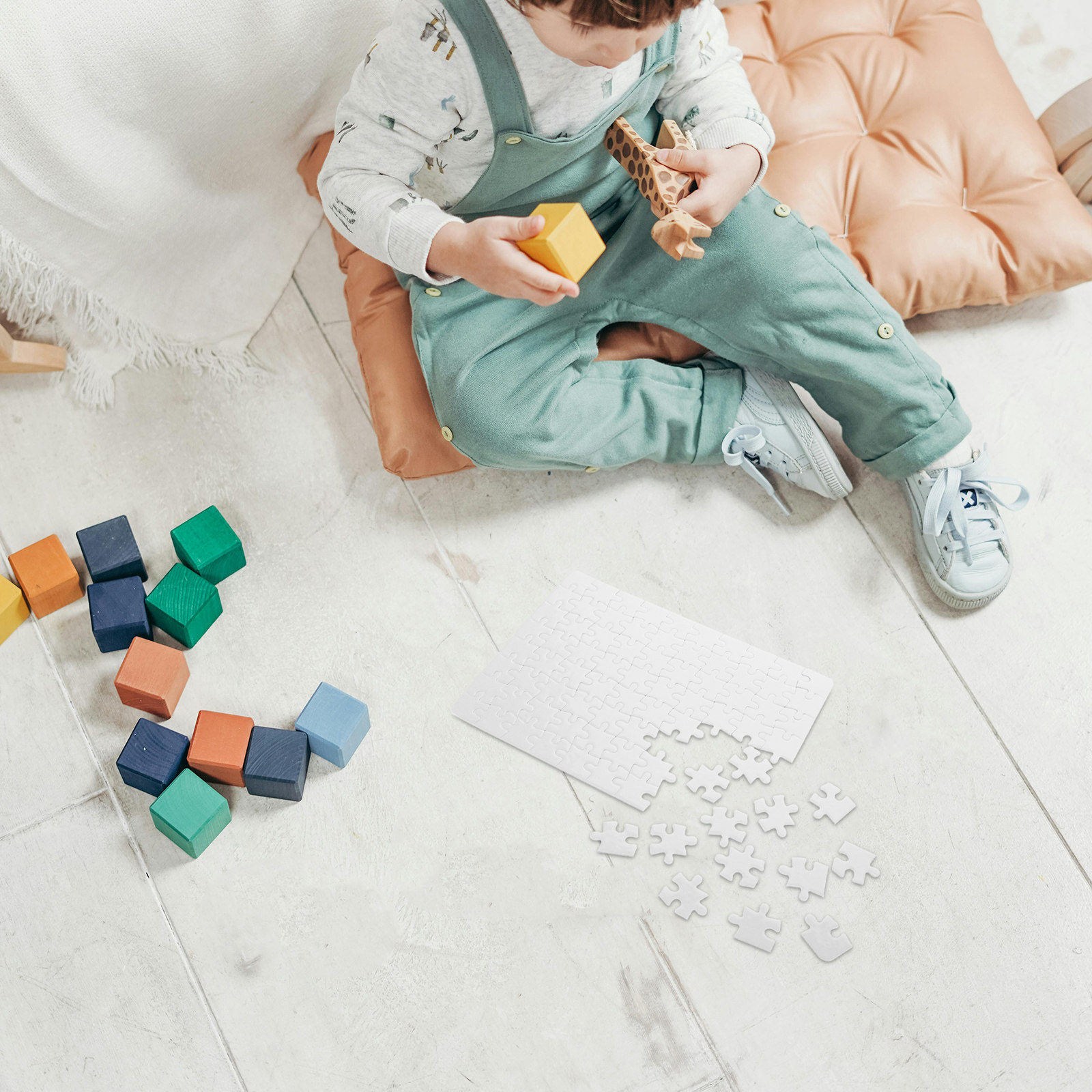 4Sheets Blank Puzzle Sublimati - Puzzle Blank White 评论和价格