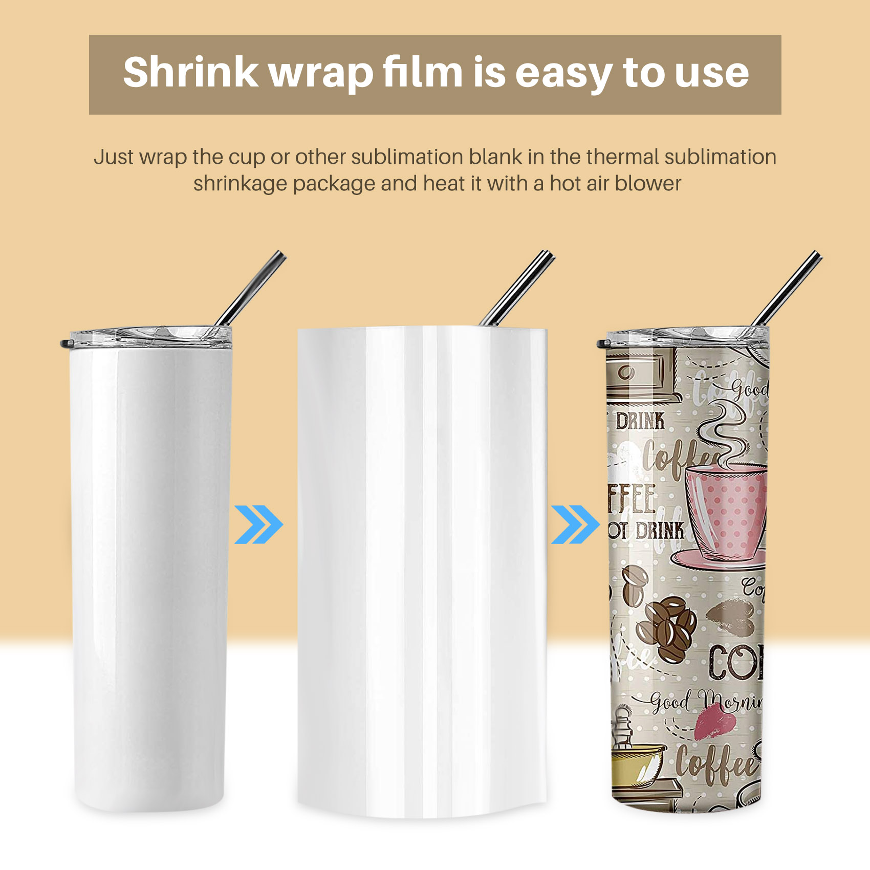 A19F-8X12 Inch Sublimation Shr - Sublimation Mug White 评论和价格